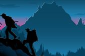 Travel poster background