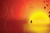 Travel poster background