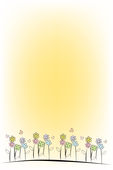 Kids poster background