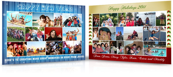 sample holiday photo cards