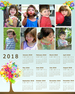 calendar poster template