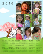 calendar poster template