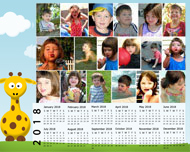 calendar poster template