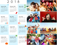 calendar poster template