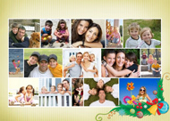 holiday card template