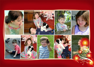 holiday card template