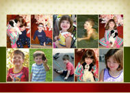 holiday card template