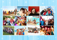 holiday card template