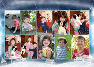 holiday card template