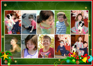holiday card template