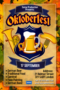 Oktoberfest poster template