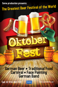 Oktoberfest poster template