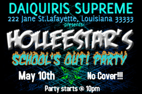 Party Flyers idea