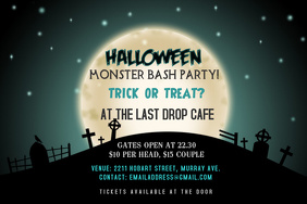 halloween poster template