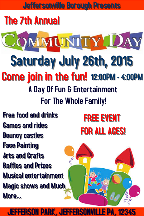 community event flyer template poster template community event flyer template poster template