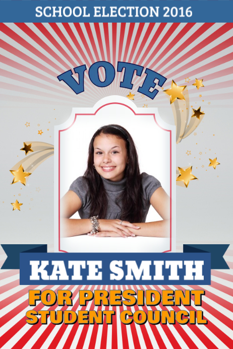 election campaign poster template