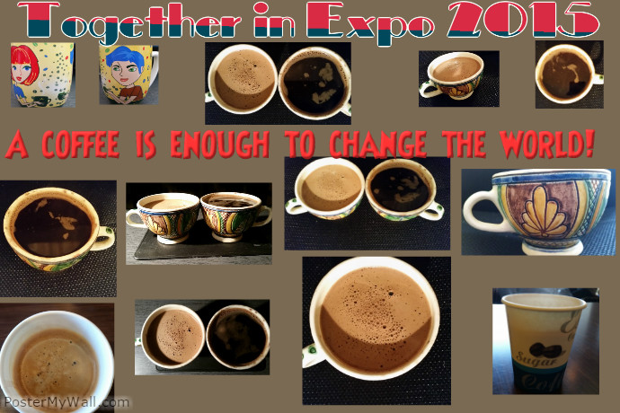 a coffee is enough to change the world