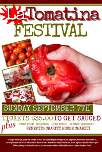 la tomatina flyer template