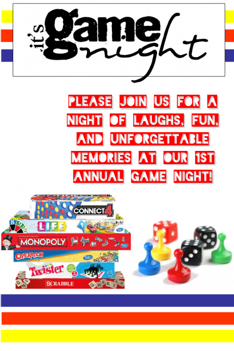 Game Night Template PosterMyWall
