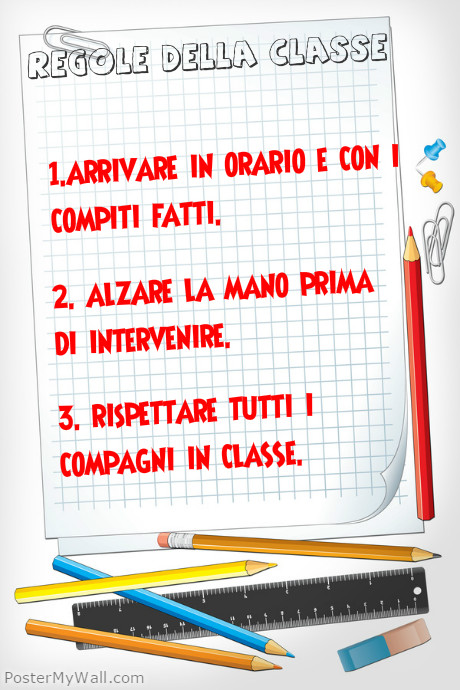 Regole a scuola