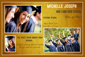 graduation photo collage template
