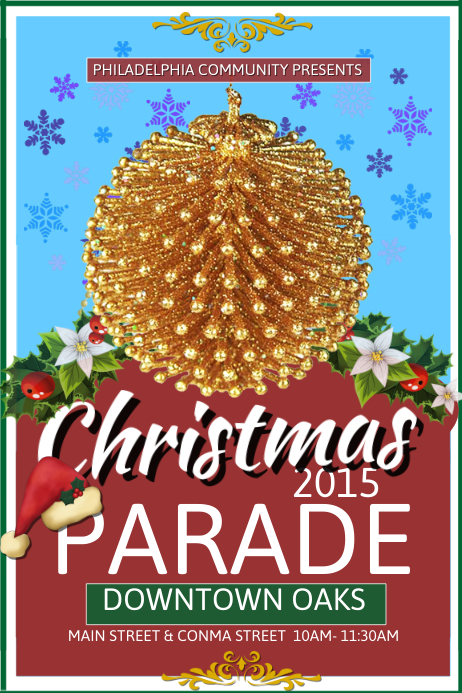 Christmas Parade Template PosterMyWall