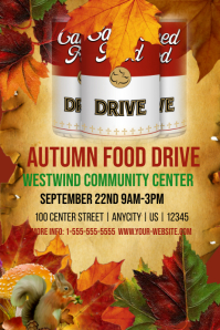 small business flyer templates postermywall free food drive flyer templates