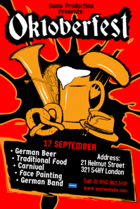 Oktoberfest poster template