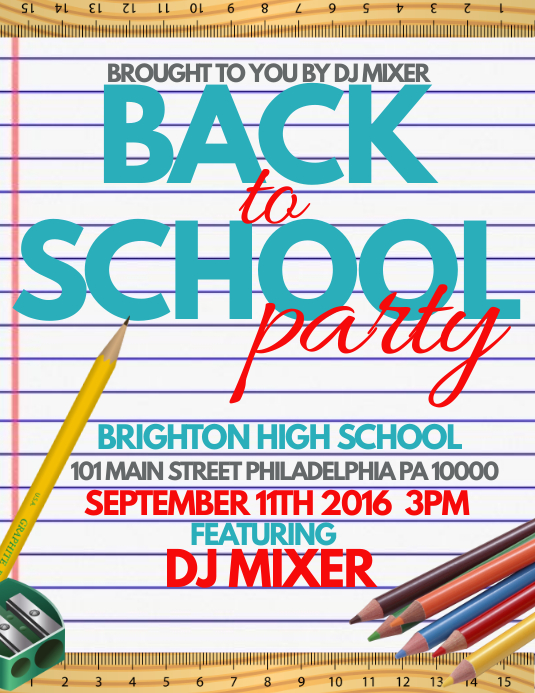 school flyer examples