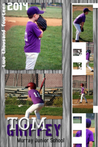 baseball poster template