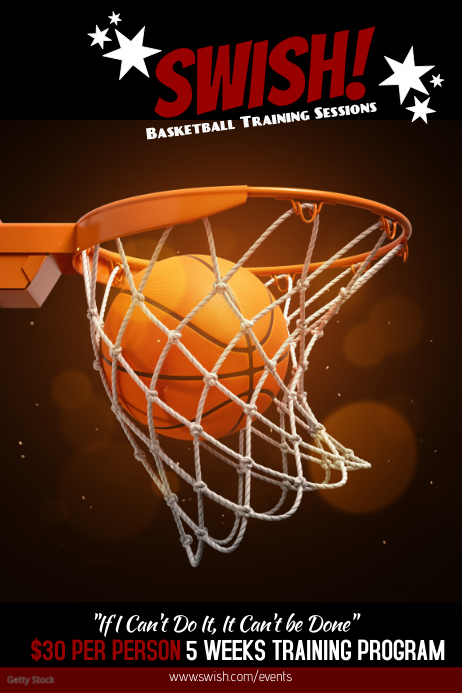 Basketball Poster Template PosterMyWall