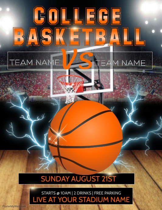 Basketball Tryout Template PosterMyWall