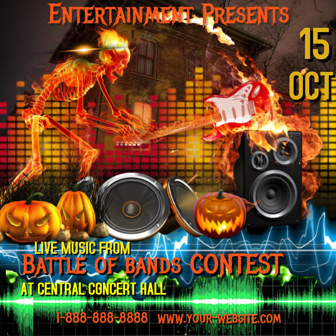Battle of the Bands template PosterMyWall