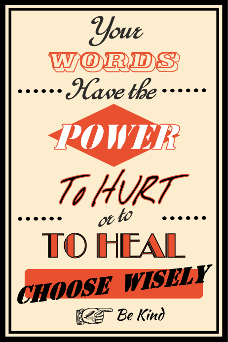 Be Kind Poster Template PosterMyWall