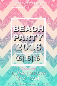 Customizable Design Templates for Beach Party | PosterMyWall