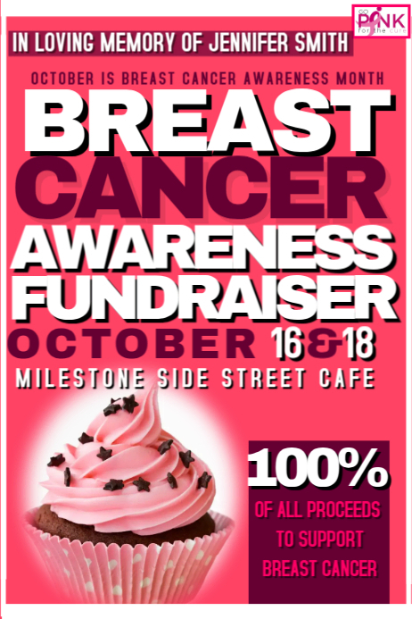 Cancer Fundraiser Flyer Template