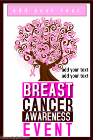 Customizable Design Templates for Breast Cancer | PosterMyWall