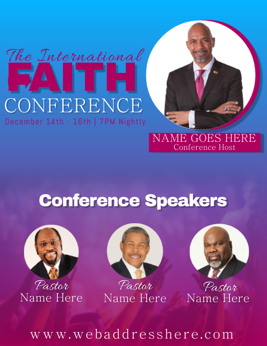 Conference Promo template PosterMyWall