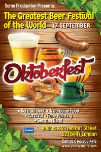 Oktoberfest flyer template