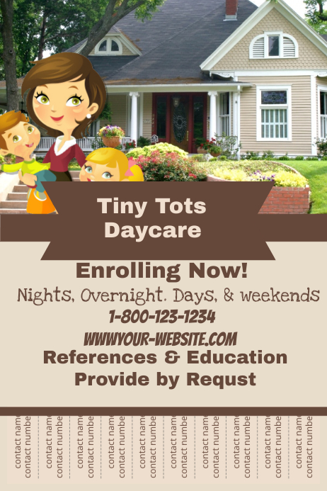 Daycare Flyer Template PosterMyWall