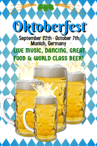 Oktoberfest poster template