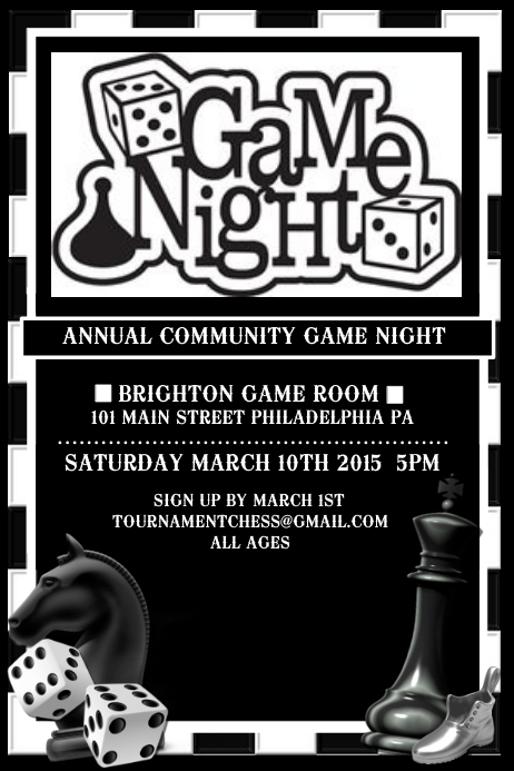 Game Night template | PosterMyWall