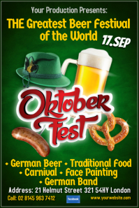 Oktoberfest poster template