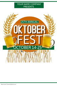 oktoberfest flyer template