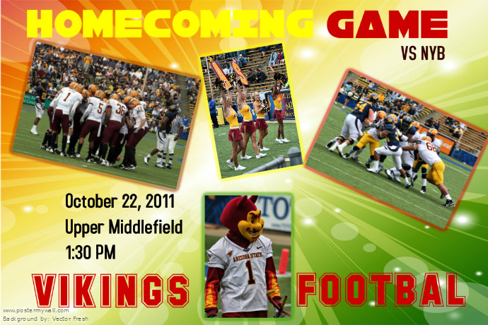 Make Great Homecoming Poster Collages Design Studio