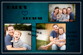 fathers day photo collage template