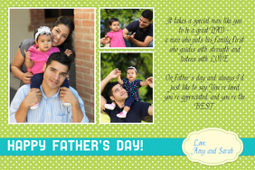 fathers day photo collage template