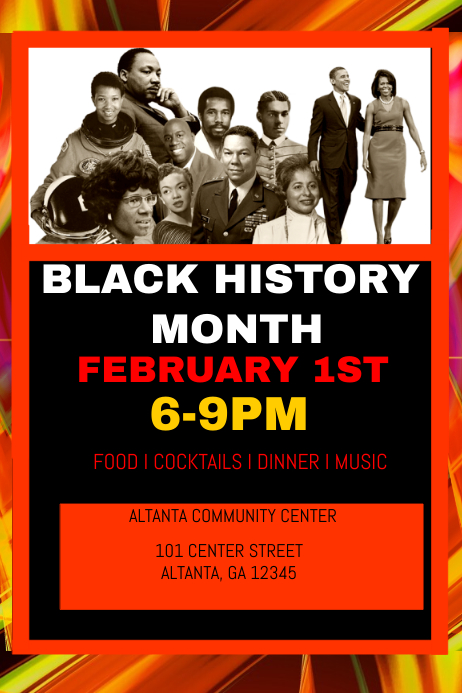 Black History Month Template | PosterMyWall