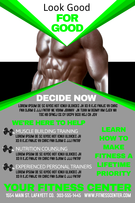 fitness poster template postermywall fitnus poster