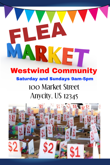 Flea Maket Template | PosterMyWall